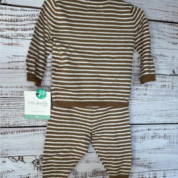 little planet by carter's unisex-baby organic cotton 2-piece Set. 3M - Picture 6 of 6